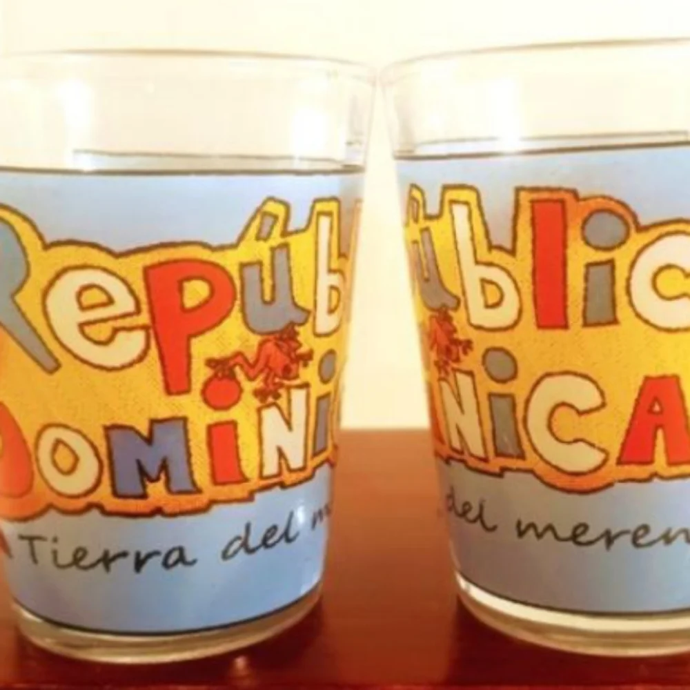 Republica Dominican Shot Glasses